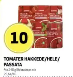 Bunnpris Eldorado tomater hakkede/hele/passata tilbud