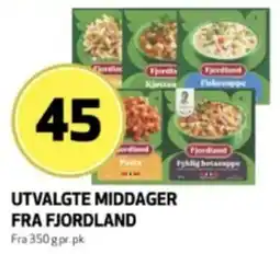 Bunnpris Fjordland utvalgte middager tilbud