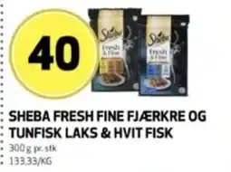 Bunnpris Sheba fresh fine fjærkre og tunfisk laks & hvit fisk tilbud