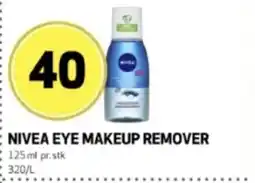 Bunnpris Nivea eye makeup remover tilbud