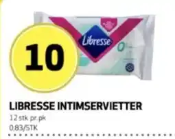 Bunnpris Libresse intimservietter tilbud