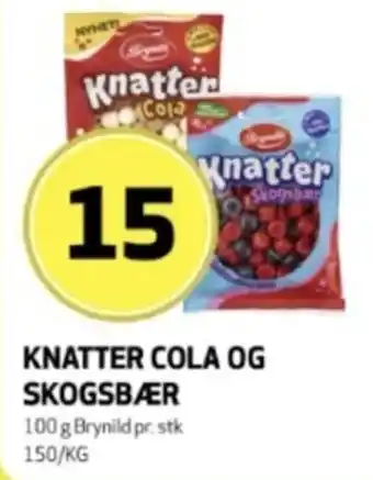 Bunnpris Knatter Cola Og Skogsbær tilbud