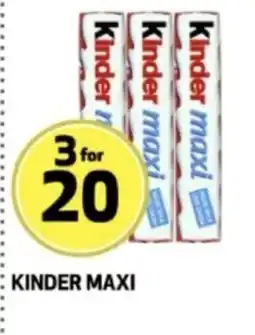 Bunnpris Kinder Maxi tilbud