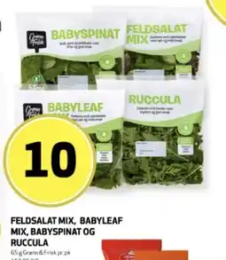 Bunnpris Grønn & Frisk feldsalat mix, babyleaf, babyspinat og ruculla tilbud