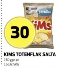 Bunnpris Kims Totenflak Salta tilbud