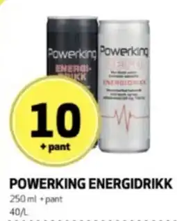 Bunnpris Powerking energidrikk tilbud