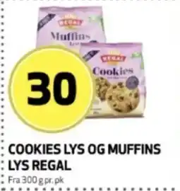 Bunnpris Lys Regal cookies lys og muffins tilbud