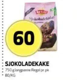 Bunnpris Regal sjokoladekake tilbud