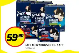 Bunnpris Latz menybokser til katt tilbud