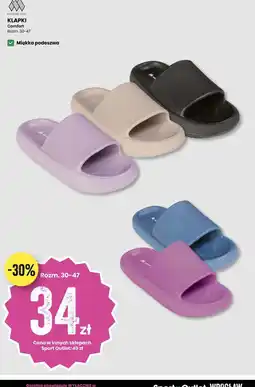 Sport Outlet Klapki Comfort tilbud