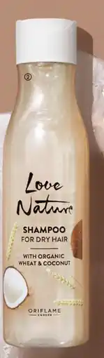 Oriflame Love Nature Shampoo For Dry Hair with Organic Wheat & Coconut tilbud