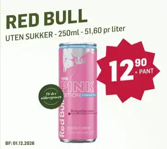 Red Bull uten sukker
