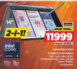 POWER Lenovo Yoga 7 2-in-1 tilbud