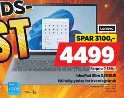 POWER Lenovo IdeaPad Slim 3 15IRU8 tilbud