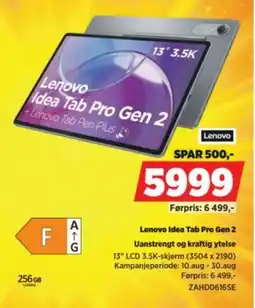 POWER Lenovo Idea Tab Pro Gen 2 tilbud