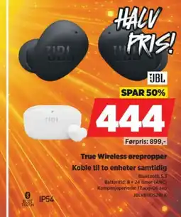 POWER JBL True Wireless ørepropper tilbud