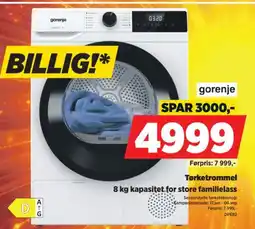 POWER gorenje tørketrommel tilbud