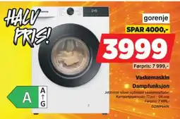 POWER Gorenje Vaskemaskin Dampfunksjon tilbud