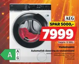 POWER AEG Vaskemaskin tilbud