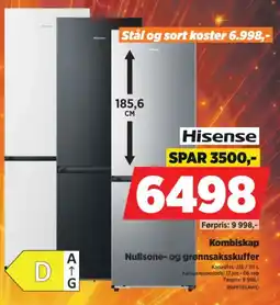 POWER Hisense Kombiskap tilbud