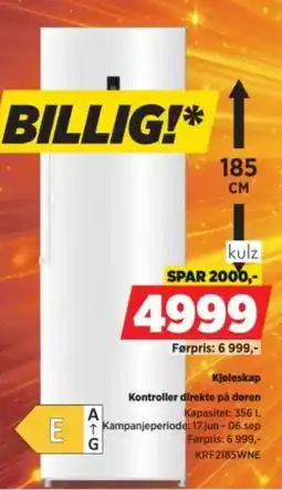 POWER Kjøleskap tilbud