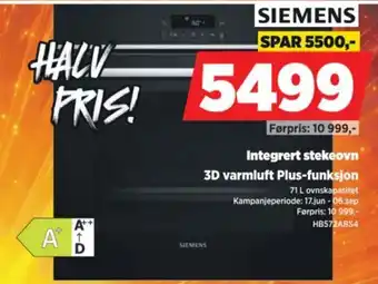 POWER Siemens integrert stekeovn tilbud