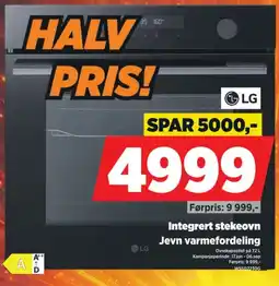 POWER LG integrert stekeovn tilbud