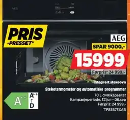 POWER AEG integrert stekeovn tilbud
