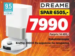 POWER Dreame Robotstøvsuger tilbud
