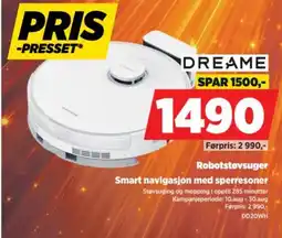POWER Dreame Robotstøvsuger tilbud