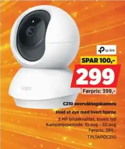 POWER Tp-link C210 overvåkingskamera tilbud