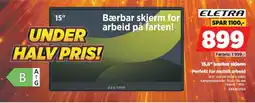 POWER Eletra 15,6" bærbar skjerm tilbud