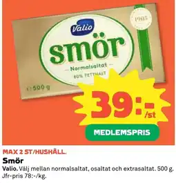 Stora Coop Valio Smör tilbud