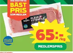 Stora Coop D Balsjöfors Fläsk-Ytterfilet tilbud