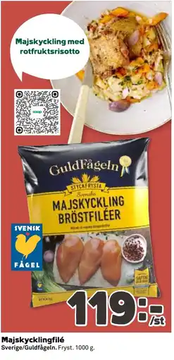 Stora Coop Guldfågeln Majskycklingbröstfiléer tilbud