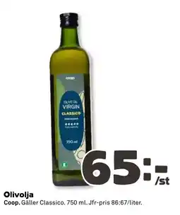 Stora Coop Coop. Olivolja tilbud