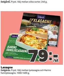 Stora Coop Dafgårds Lasagne tilbud