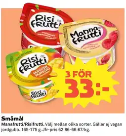 Stora Coop Manafritt/Risifritt tilbud