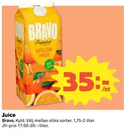 Stora Coop Bravo Juice tilbud