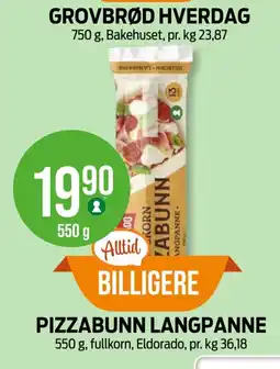 Kiwi Alltid Pizzabunn Langpanne tilbud