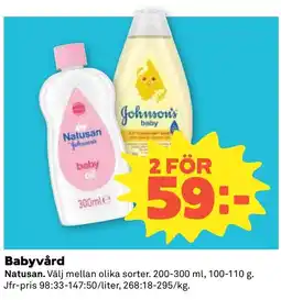 Stora Coop Natusan babyvård tilbud