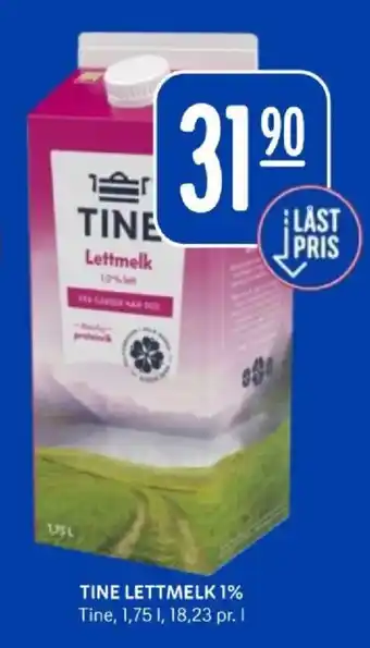Tine Lettmelk 1%