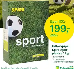 Felleskjøpet Spire Sport tilbud