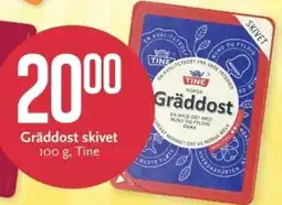 CC Mat Tine Gräddost skivet tilbud