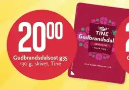 CC Mat Tine Gudbrandsdalsost g35 tilbud