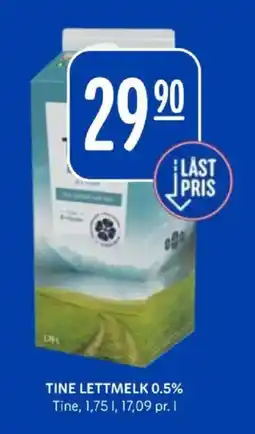 Rema 1000 Tine lettmelk 0.5% tilbud