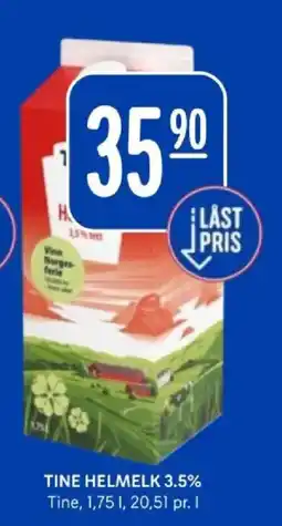 Rema 1000 Tine helmelk 3.5% tilbud