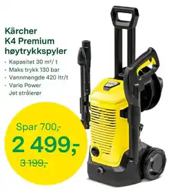 Felleskjøpet Kärcher K4 Premium høytrykkspyler tilbud