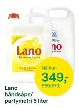 Felleskjøpet Lano håndsåpe/parfymefri tilbud