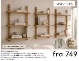 Skeidar TORINO VEGGHYLLE tilbud